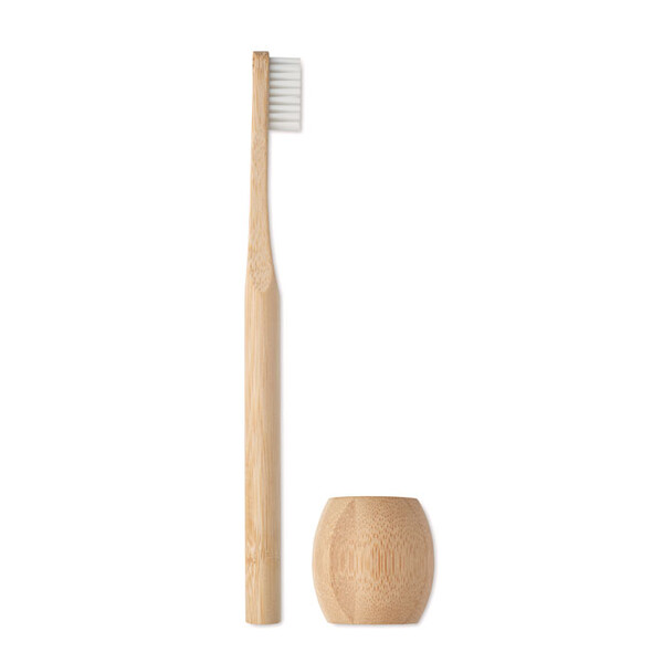 Bamboo tooth brush with stand Kuila