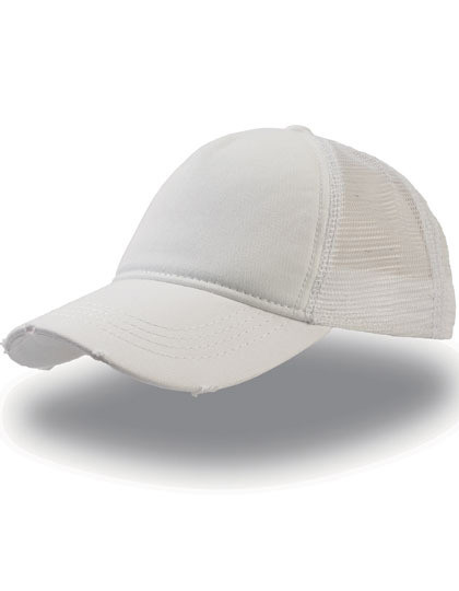 Rapper Destroyed Cap - White / White / One Size