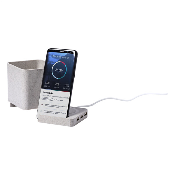 Pot à crayons hub Ampdesk