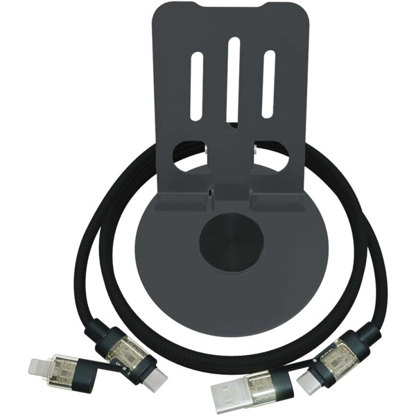 SCX.design O34 360° telefoonhouder met 240 W 4 in 1 oplaadkabel
