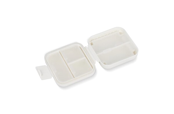 Compact Pill Box - White