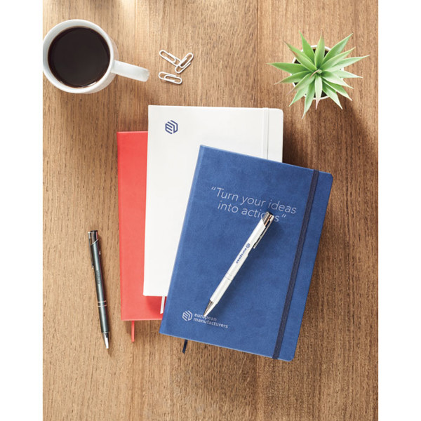 Ours A5 notebook, recycled paper, 200 pages - White