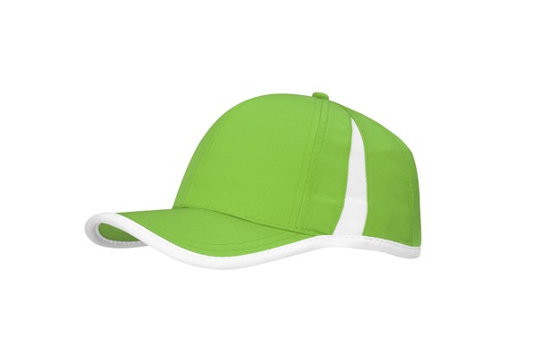 4004 - baseball cap - white/green