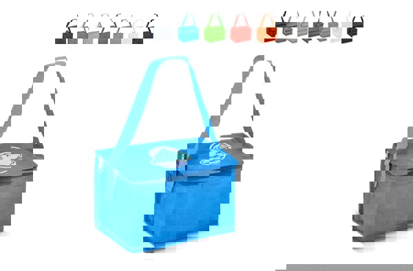 R-PET 6 Can cooler bag non-woven 20x 13 x 12.5cm 75g/m² - White