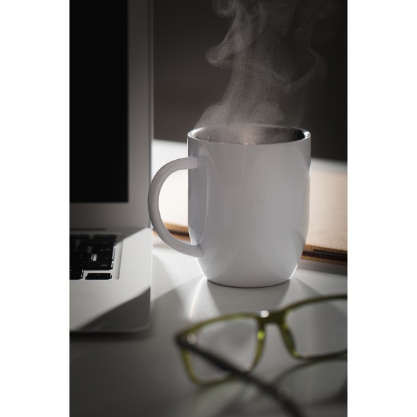 350 ml Day steel mug - White