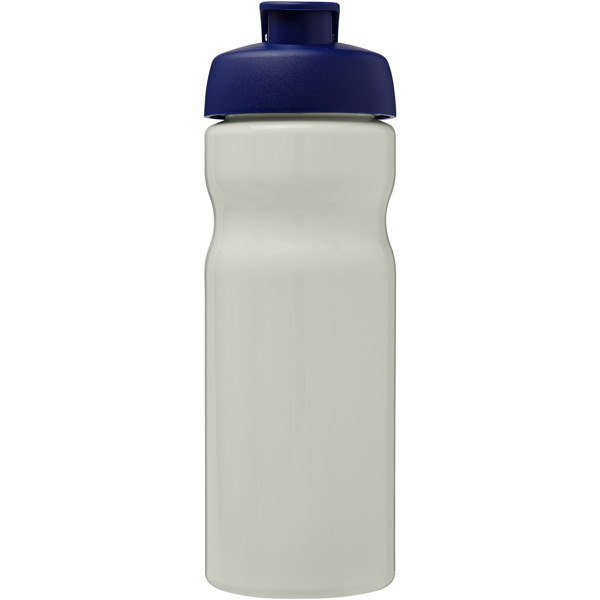 H2O Active® Eco Base 650 ml Sportflasche mit Klappdeckel - elfenbeinweiß / blau