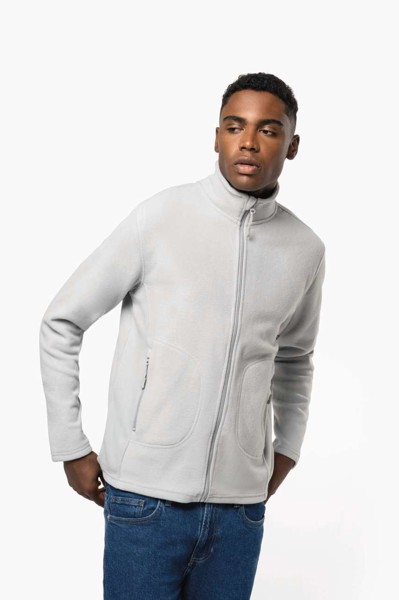 Unisex Eco-Friendly Micro-Polarfleece Jacket - Black / XS
