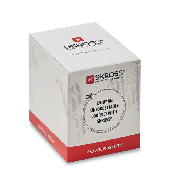 Skross travel adapter with USB Type-A, 12W