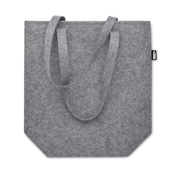 RPET felt shopping bag Taslo - Grey