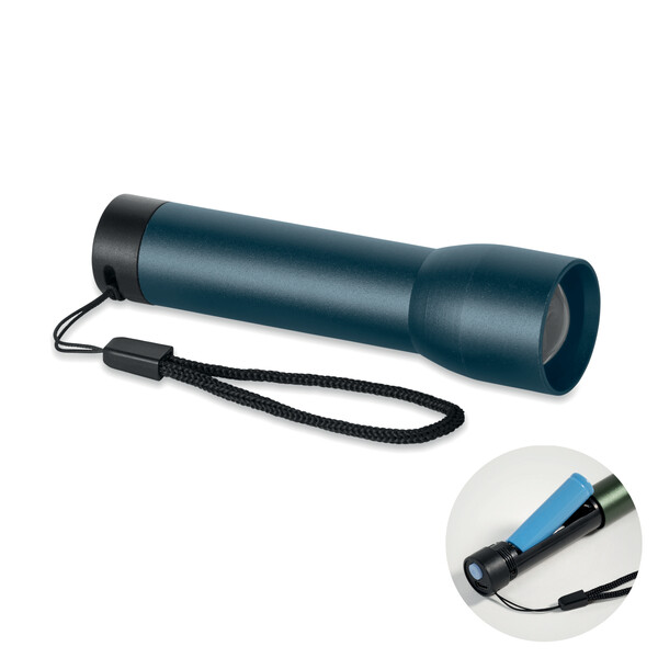 Lampe rechargeable en alu. Lumezo - Bleu Marine