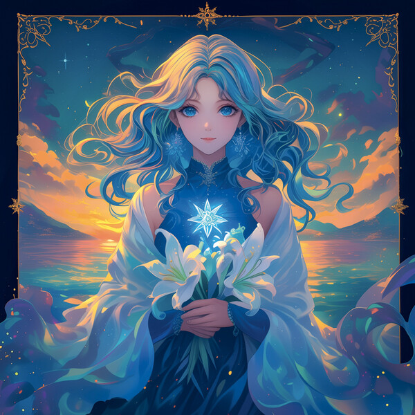 Notique Poznámkový Kalendář Anime Zodiac 2027, 30 x 30 cm - Východní