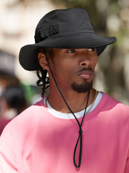 Outdoor Adventure Sun Hat - Black / L/XL