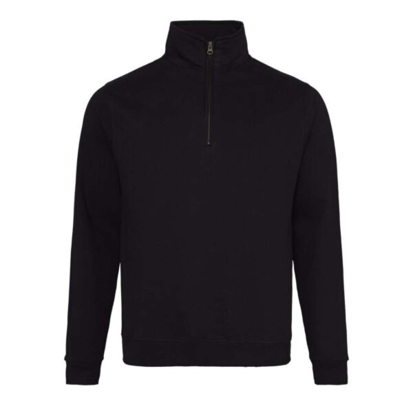 Sophomore 1/4 Zip Sweat - Deep Black / S