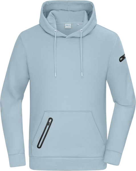 Men's Interlock Hooded Sweater Daiber | 8046 - Milky Blue / XL