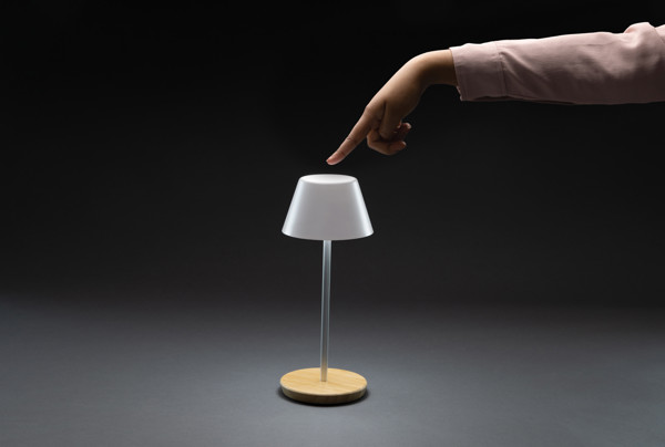 Pure Glow RCS usb-rechargeable recycled plastic table lamp