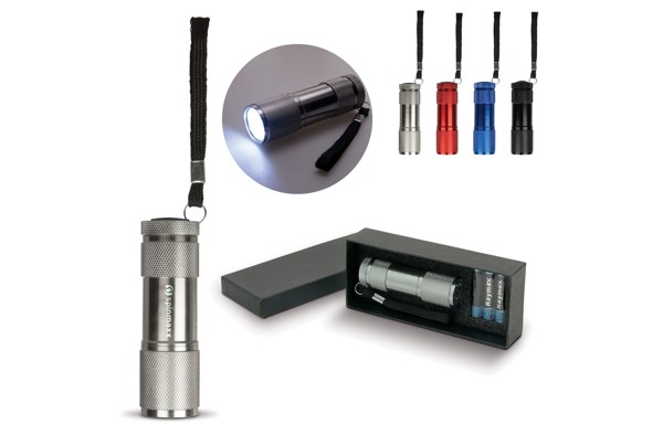 Aluminum flashlight LED - Silver