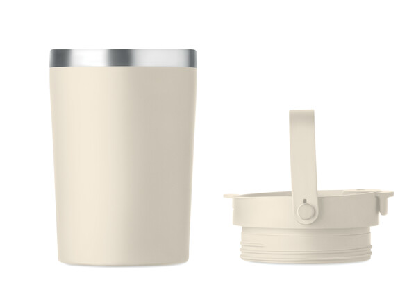 Dvojstenný pohár 350 ml Cozycup - Béžová