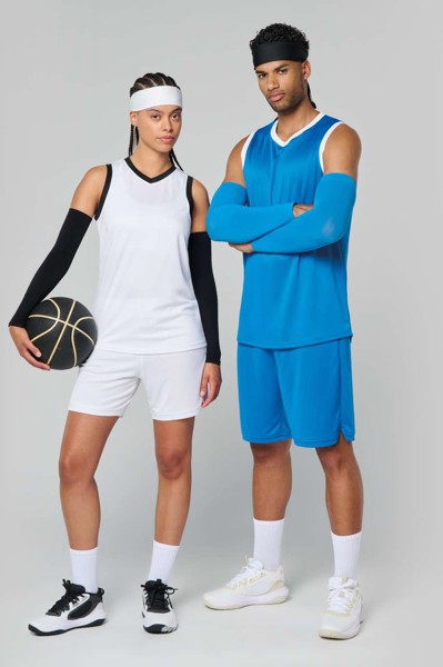 Men's Basketball Jersey - White / Black / M