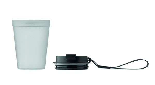 Copo de parede simples 300 ml Isforden Tumbler - Branco Transparente