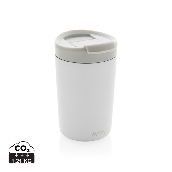 Avira Alya RCS reciklirana čelična čaša 300 ml - Bijela