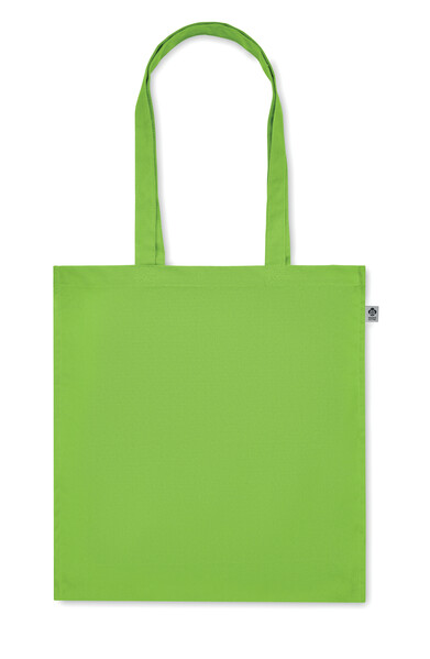 Sac shopping en coton bio Bente Colour - Lime