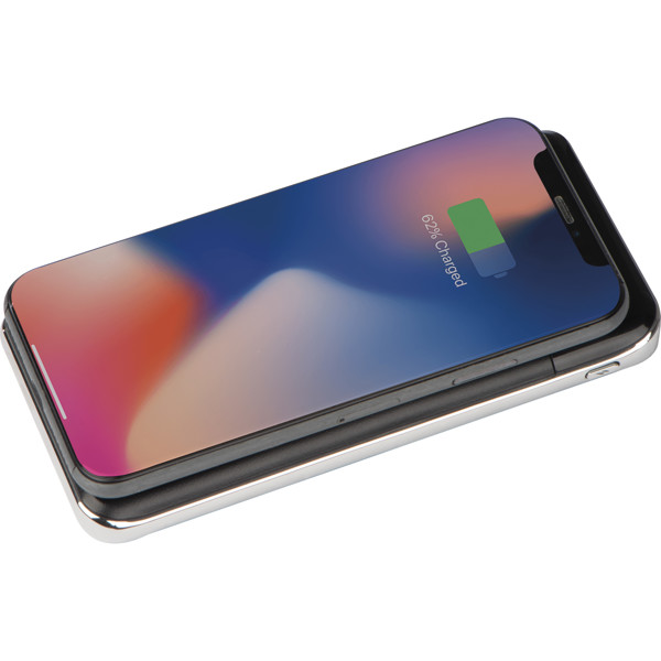 Wireless powerbank - 8000 mAh SEBASTIANO - Black