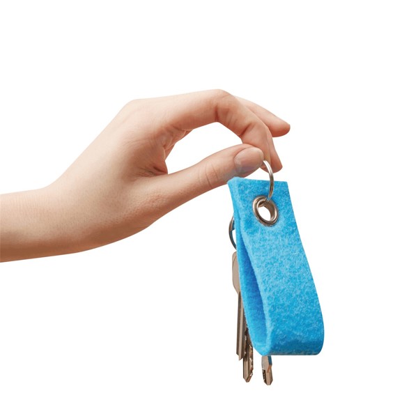 Key Ring Felt - Turquoise