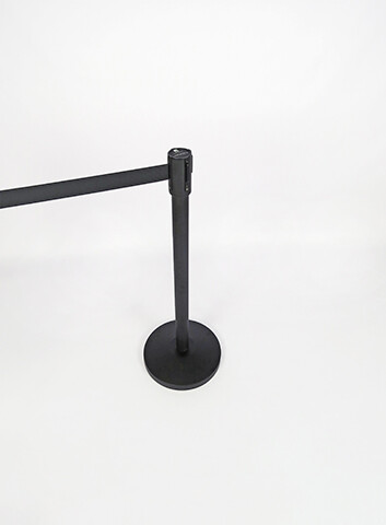 Sistema de gestão de filas Q-Line Standard com cinta preta