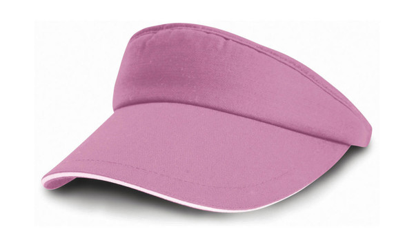 Sport Visor - Pink / White / ONE SIZE