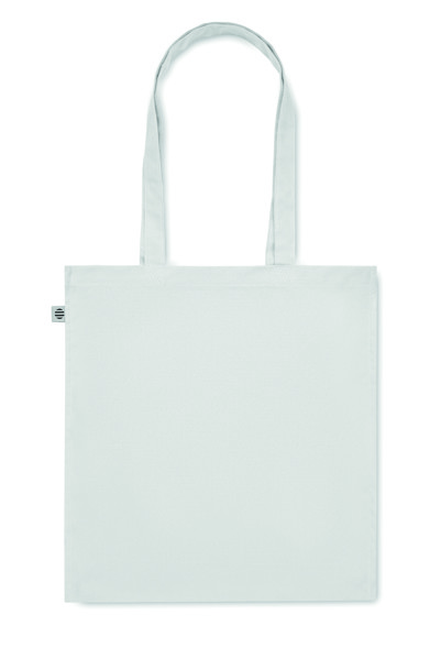 Shopper in cotone biologico Bente Colour - Bianco