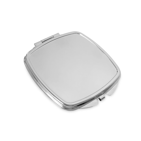 SHIMMER. Espelho de bolsa duplo em metal