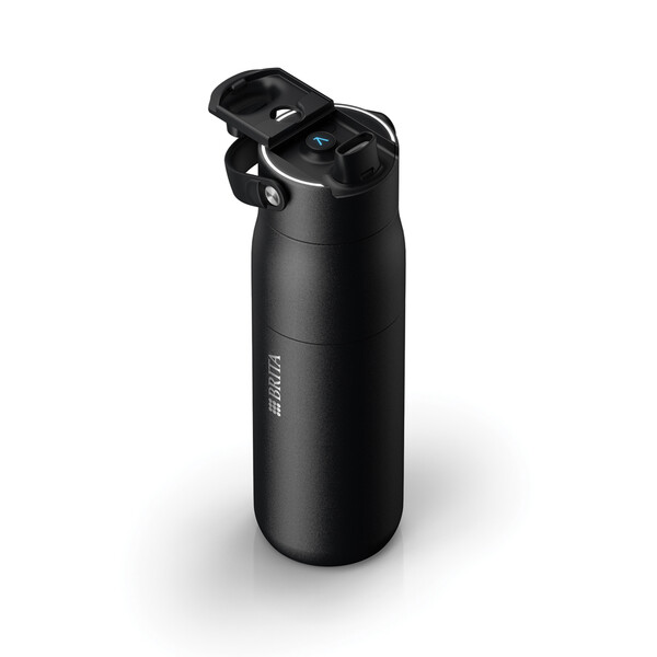 Láhev BRITA LARQ iQ Track s čištěním a filtrací vody, 680 ml - Černá