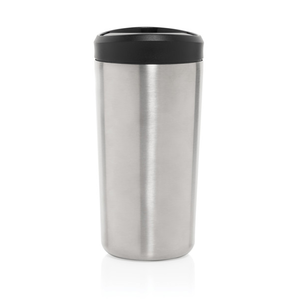 Termohrnek 400ml Avira Alix z RCS recykl. nerezové oceli - Stříbrná