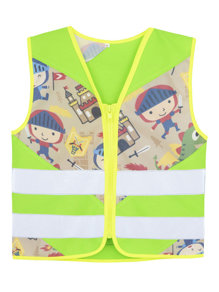 Children's Safety Vest Action - Neon Green / XS