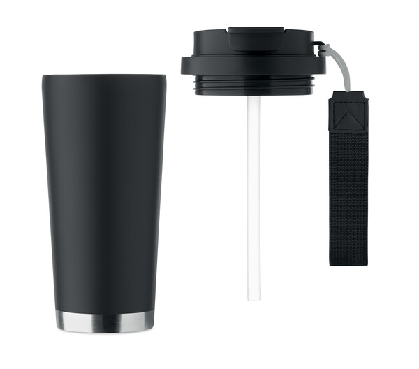 Double wall tumbler 500ml Topaz Large - Black