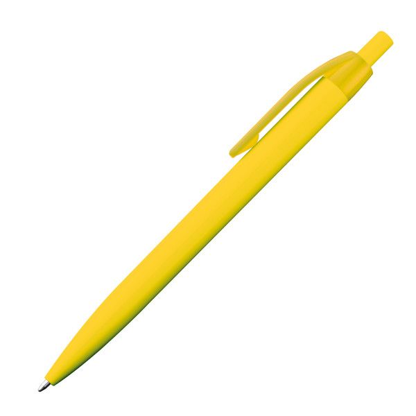 SHIRLEY Plastové guľôčkové pero - Yellow