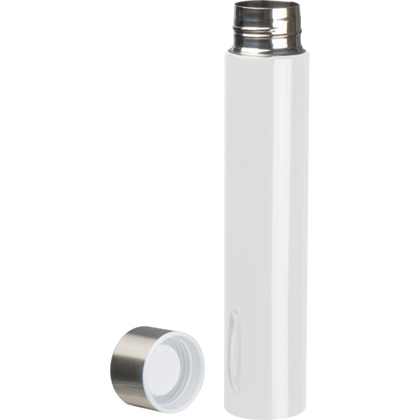 JORGE Fém termosz, 310 ml - White