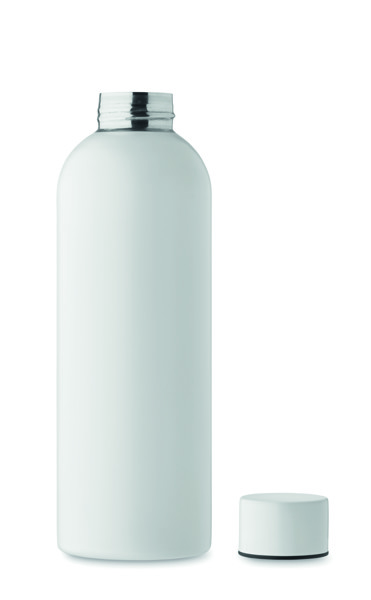 Športna steklenica Athena Plus, 750 ml, reciklirano jeklo - Bela