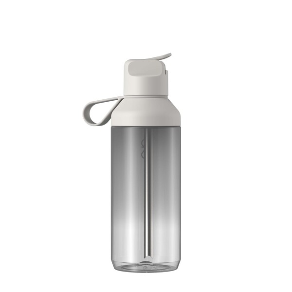 Ocean Bottle GO Clear 710 ml water bottle - Rock Grey
