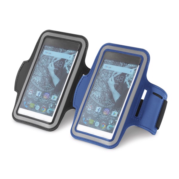 Braçadeira em PU e soft shell para smartphone 6'5'' - CONFOR