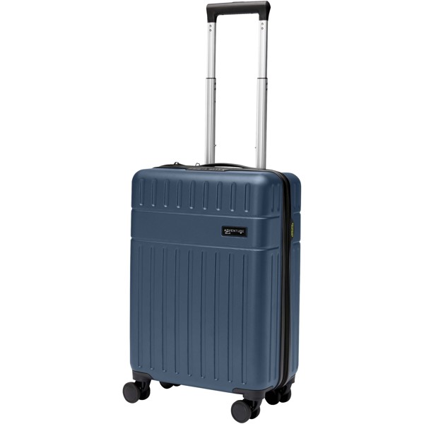 Valise cabine Rover de 20" et 40 L recyclée GRS - Bleu hale