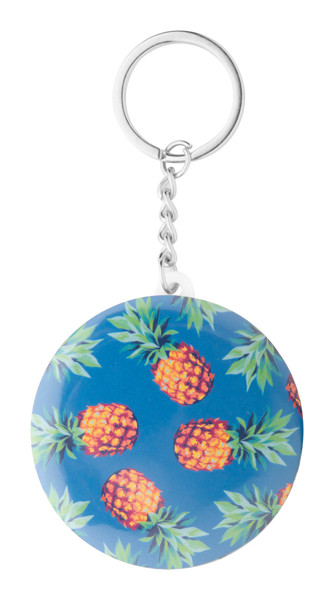 Pin Button Keyring KeyBadge Bottle