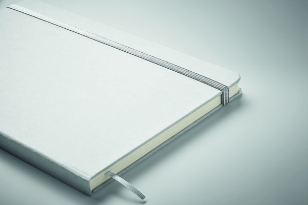 Notebook A5 rivelatore di color Route White - Argento