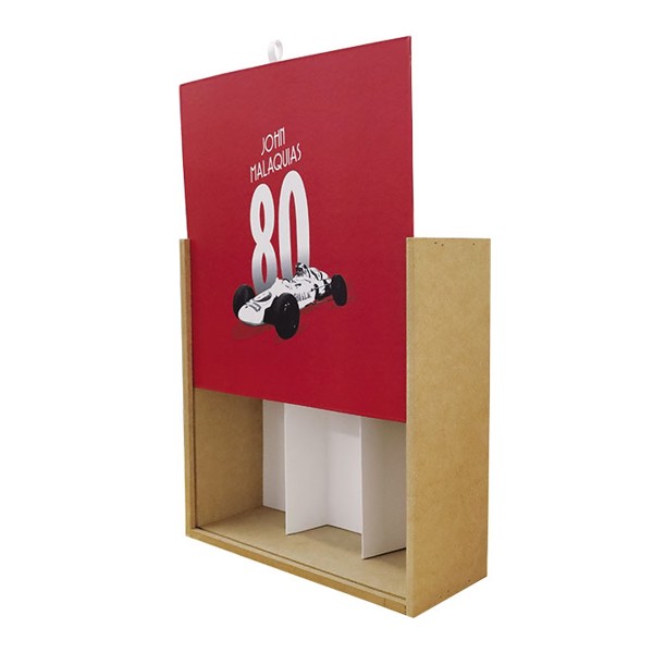 Wooden Box For 3 Customizable Wine Bottles