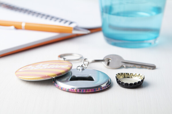 Kulcstartós Üvegnyitó KeyBadge Bottle