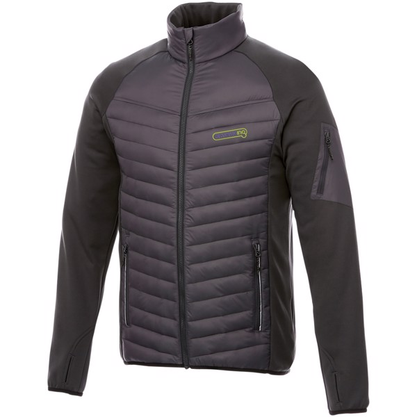 Doudoune hybride homme Banff - Gris storm / M