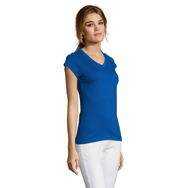 MOON T-SHIRT SENHORA 150g - Azul RoyalM