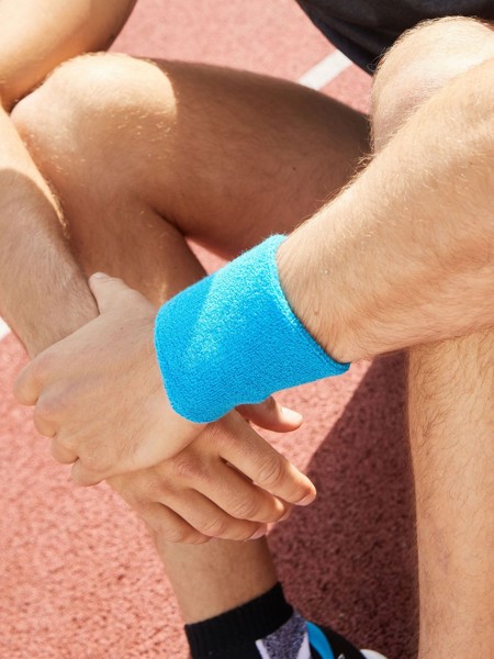 Terry Wristband - White