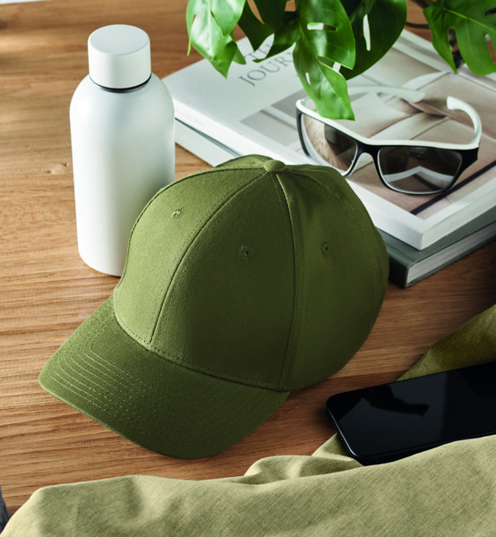 6 panel cotton baseball cap Bahamas - Army Green