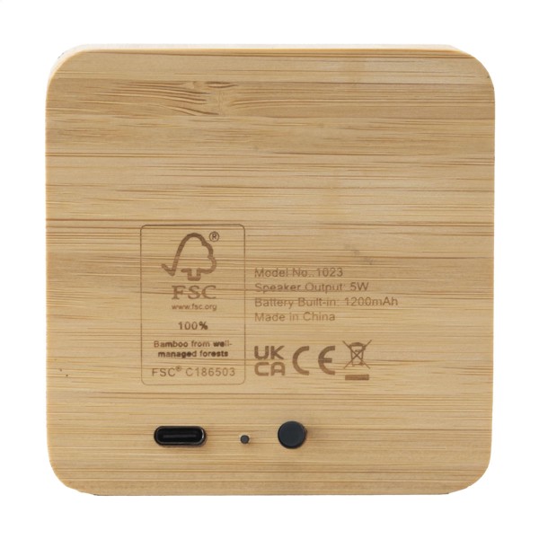 Sonido 5W Bamboo Wireless Speaker